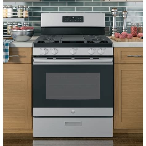 ge gas stove 5 burner stainless steel jgbs66rekss reviews